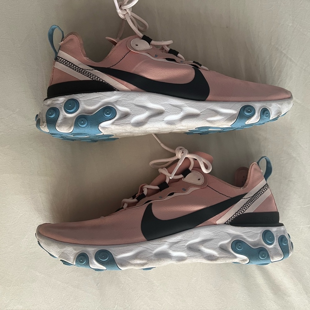 Nike React Element 55 In Coral Stardust/Light Sof… - image 3